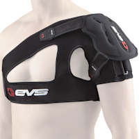 EVS SB04 Shoulder Stabiliser with Protection Cup - Black