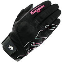 Furygan Ladies' Jet Neon D3O® Gloves - Black / White / Rose