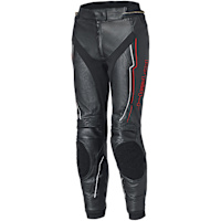 Held Ladies Debbie 3 Leather Trousers - Black / Red