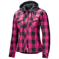 Held Ladies Lumberjack II Textile Jacket - Black / Pink