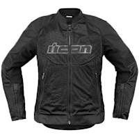 Icon Overlord 3 Ladies Mesh Jacket - Black