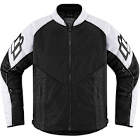 Icon Mesh AF CE Textile Jacket - White