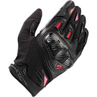 Ixon Rise Air 2 Gloves - Black / Bright Red