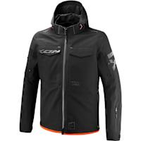 Ixon Square Textile Jacket - Black / Bright Red