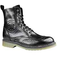 John Doe Ladies Sixty Leather Boots - Black Budapest 