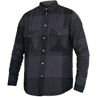 John Doe Motoshirt Textile Riding Shirt - Grey / Black Big Block 