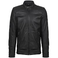 John Doe Roadster Hybrid Leather Jacket - Black