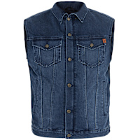 John Doe Trucker Denim Vest - Indigo