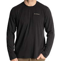 Klim Mesa Falls Wool Long Sleeve Shirt - Black
