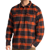 Klim Owen Heavyweight Flannel Shirt - Picante / Black