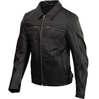Merlin Kingsbury D3O Leather Jacket - Black