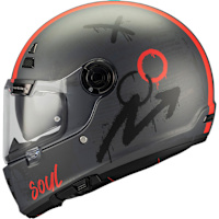 MT Jarama SV - Papercut Matt Black / Red