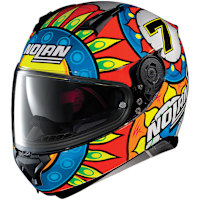 Nolan N87 Gemini Replica N-Com - C. Davies Metal Black / Multi