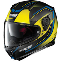 Nolan N87 Savior Faire N-Com - Fade Matt LED Yellow