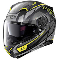 Nolan N87 N-Com - Originality Flat Black / Yellow