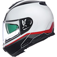 Nolan N100-6 Incognito - White / Red / Black