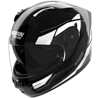 Nolan N60-6 Sincrono - Black / White / Metal Grey