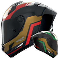 Nolan X-804 RS Ultra Carbon Piega - Carbon / Gold / Green