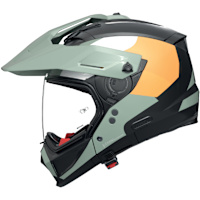 Nolan N70-2 X Selvado - Matt Green / Black / Orange