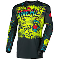 O'Neal Children's Element Jersey - Rancid Black / Neon Yellow