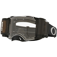 Oakley Airbrake MX Goggles - Black / Gunmetal / Clear Roll-Off Lens