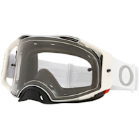 Oakley Airbrake MX Goggles - Tuff Blocks White / Clear Lens