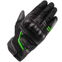 Oxford Omega 1.0 Air Short Textile Gloves - Black / Green
