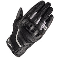 Oxford Omega 1.0 Air Short Textile Gloves - Black / White