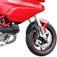 Pyramid Extenda Fenda Front Mudguard Extender For Ducati Multistrada V4/S/Sport (2021-2025) - Matte Black