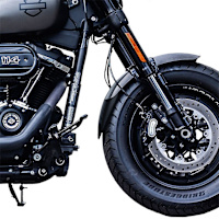 Pyramid Extenda Fenda Matt Black - Harley Davidson Fat Bob (107/114) (18>)