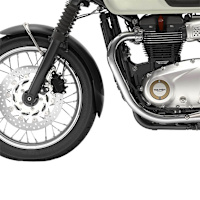 thumbnail image 2 of Pyramid Front Fender Extension For Triumph Speed Twin 2019-2021 - Matte Black 2 of 6