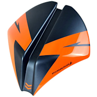 Pyramid Fly Screen Gloss Orange / Matt Blue - KTM 1290 Superduke R (20>) / R Evo (22>)