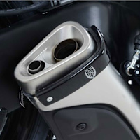 R&G Racing Ugly Can Cover Exhaust Protector - Black