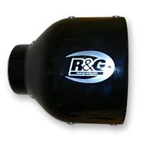 R&G Racing Oval Exhaust Protector - Black