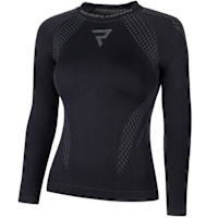 Rebelhorn Ladies Active II Long Sleeve Shirt - Black / Grey