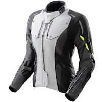 Rebelhorn Ladies Hiker IV Textile Jacket - Black / Grey / Fluo Yellow