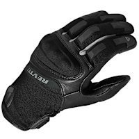 Rev'it Striker 3 Leather & Textile Gloves - Silver / Black