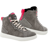 Rev'it Ladies Arrow Leather Boots - Light Grey / White