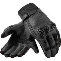Rev'it Positron Leather Gloves - Black