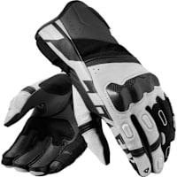 Rev'it RSR 5 Leather Gloves - Black / White