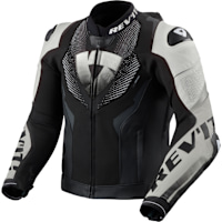 Rev'it Hyperspeed 3 Pro Leather Jacket - Black / White