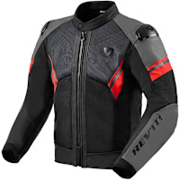 Rev'it Mantis 2 H2O Textile Jacket - Black / Red