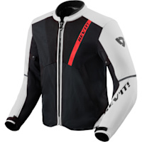 Rev'it GT-R 4 Air Textile Jacket - Black / White