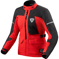 Rev'it Ladies Convergent H2O Textile Jacket - Red / Black
