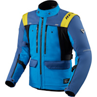 Rev'it Offtrack 3 H2O Textile Jacket - Blue / Blue