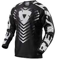 Rev'it Rough Textile Jersey - Black / White