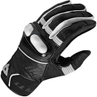 Rev'it Hyperion Leather Gloves - Black / White