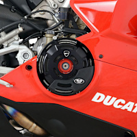 R&G Racing LHS Engine Case Slider - Dry Clutch Ducati Panigale V4R 