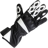 Richa Revo Leather Gloves - Black / White