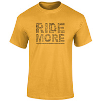 Ride More T-Shirt Passes - Gold